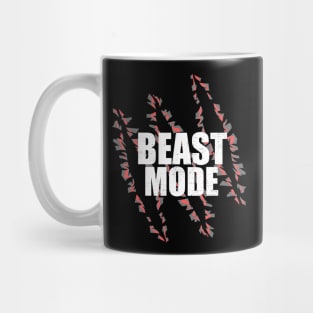 Beast Mode Claw Gym Fitness Design Mug